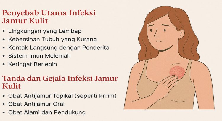 Simak Penyebab Infeksi Jamur Kulit: Tanda Gejala dan Obat yang Dikonsumsi