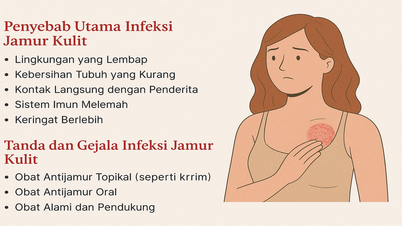 Simak Penyebab Infeksi Jamur Kulit: Tanda Gejala dan Obat yang Dikonsumsi
